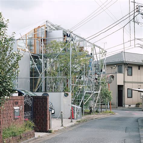 corrugaret metal residenial houses japanese architect|Suzuko Yamada encloses reconfigurable Tokyo home in .